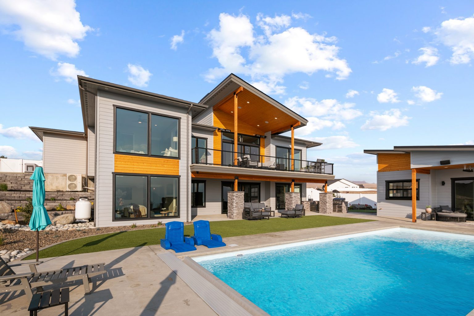 Modern home built in North Central Washington