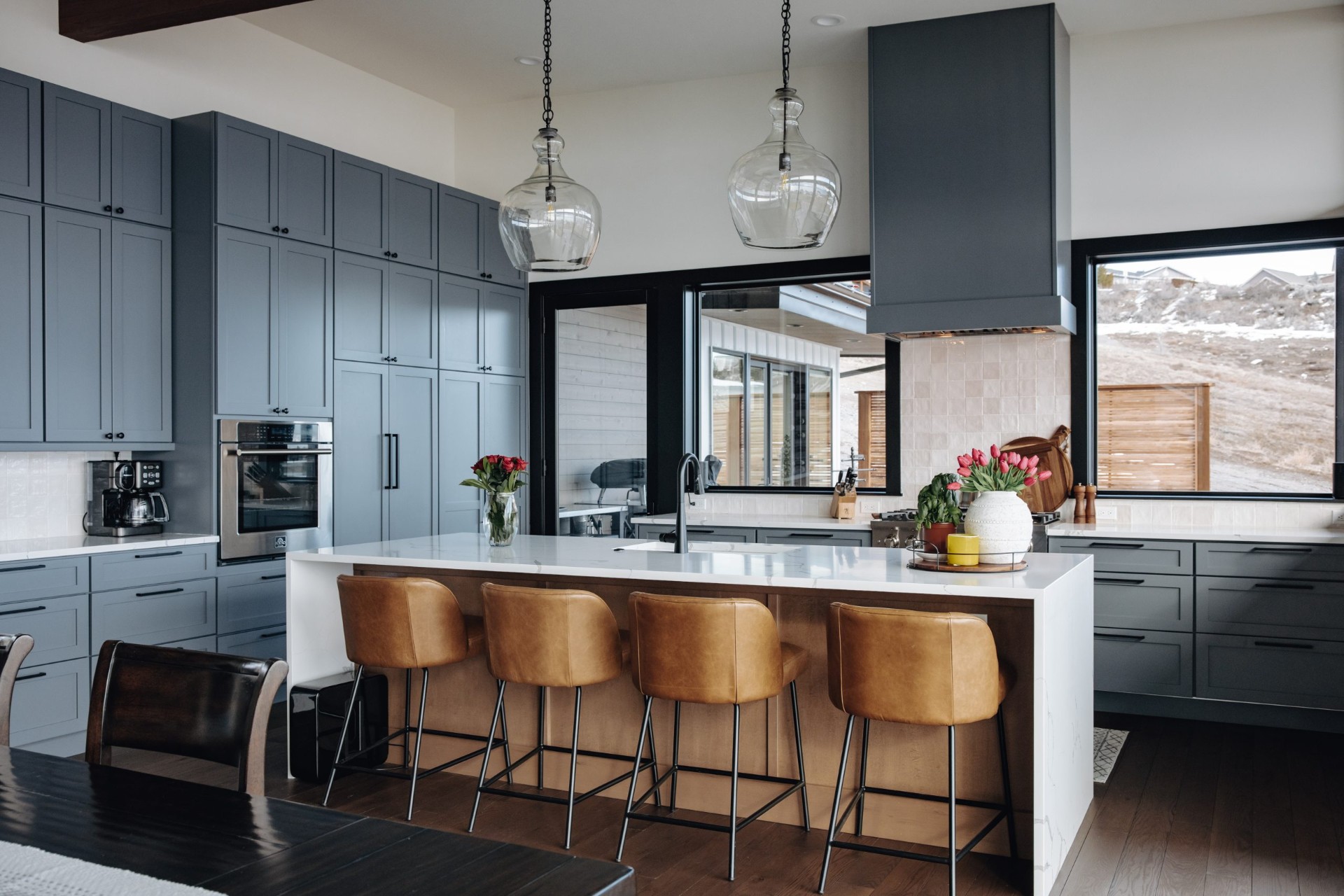 Member-built kitchen in North Central Washington